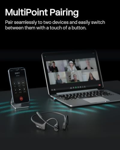 SHOKZ OpenComm2 UC Open-Ear Headset, USB-C Dongle, Noise-Canceling Mic - Image 7