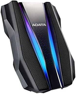 ADATA HD770G 1TB RGB USB 3.2 IP68 Waterproof Dropproof Dustproof External Portable HDD Black (AHD770G-1TU32G1-CBK) - Image 2