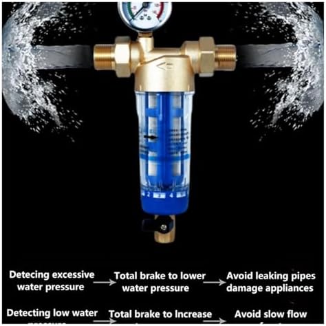 40 Micron Spin-Down Sediment Filter Brass Prefilter & Stainless Steel Mesh for Enhanced Water Quality & Rust Removal(Dn20) - Image 4