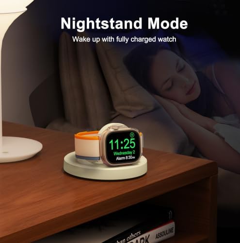 Upgraded for Apple Watch Charger,Portable Magnetic Fast Charging Dock - Image 7