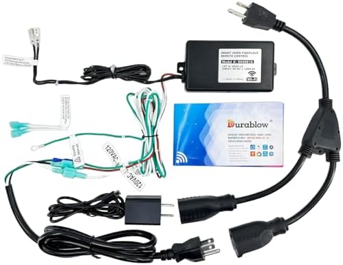 Durablow SH4001D On/Off Dual WiFi (2.4G+5G) Gas Fireplace Valve + Blower Remote Control, Smart Home, Work with Alexa, Google Home, SmartThings, Siri, On/Off + Timer +Programmable + Blower Fan Control by Durablow