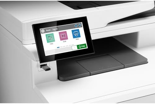 HP Color LaserJet Enterprise M480f Multifunction Duplex Printer, Print, scan, Copy, Fast speeds, Easy Setup, Advanced Security, Best for Small Teams, Ethernet/USB only (3QA55A) - Image 2