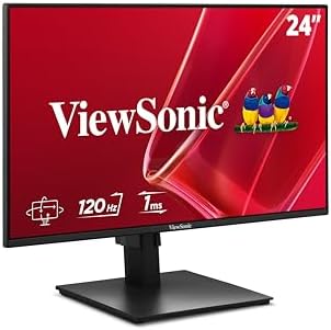 ViewSonic VA2448-MHJ 24 Inch 1080p IPS Computer Monitor, 120Hz Ergonomic by Unknown