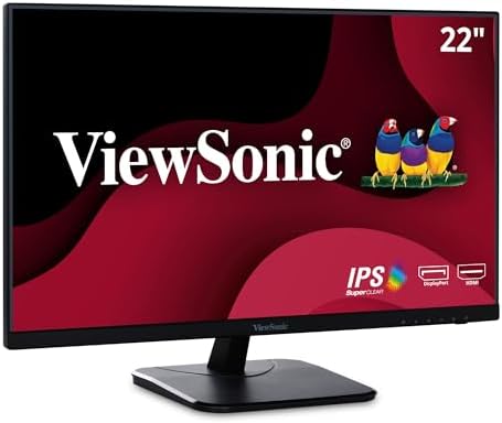 ViewSonic VA2256-MHD 22 Inch Frameless 1080p IPS Computer Monitor by ViewSonicCorporation