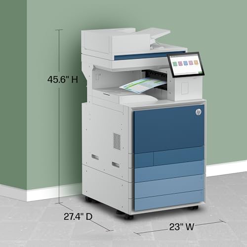 HP Color LaserJet Enterprise 8801dn Multifunction Printer, Scanner, Copier, Duplex, Best for Office (9S184A) - Image 3