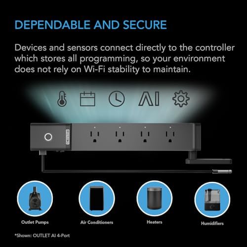 AC Infinity Outlet AI, Environment Controller, Smart WiFi Power Strip - Image 6