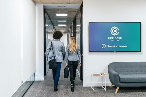 Promethean ActivPanelD 75" Commercial Digital Display, 4K UHD Non-Touch Digital Signage Screen for Announcements, Offices, Schools & Retail, Wall Mount Included, 3-Year Onsite Support - Image 3