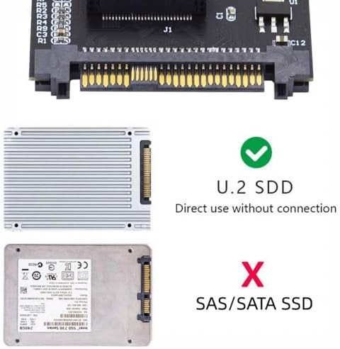 CY Adapter U.2 SFF-8639 Host Adapter to NVMe Ruler 1U GEN-Z 1C 4X EDSFF Short SSD P4511 E1.S Carrier Adapter, BLACK, SF-072-1C-HX - Image 5