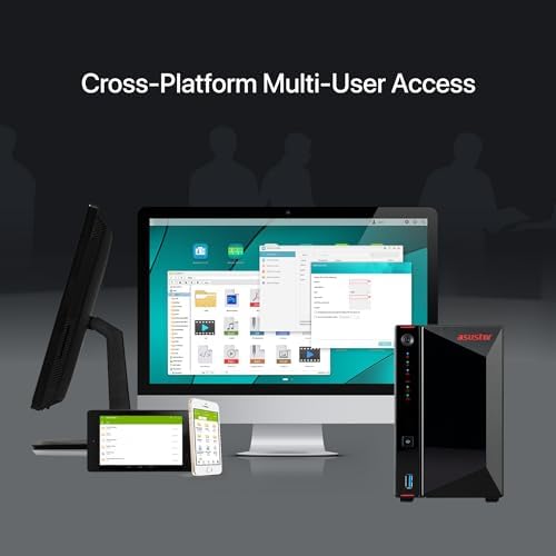 Asustor AS5402T 2 Bay NAS Storage for Content Creators & Video Editors - Image 6