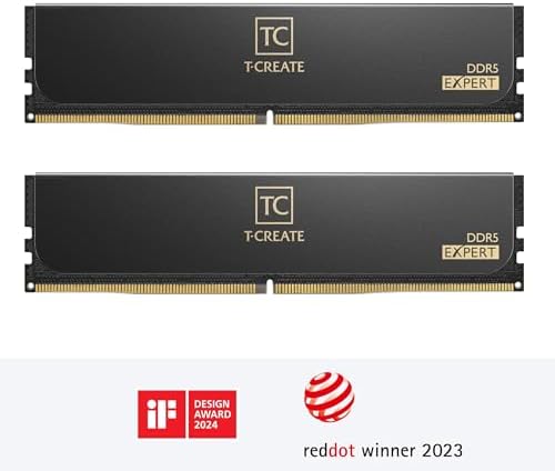 TEAMGROUP T-Create Expert Overclocking 10L CL28 DDR5 32GB Kit (2 x 16GB) 6000MHz (PC5-48000) Intel XMP 3.0 & AMD Expo Compatible Desktop Memory Module Ram Black - CTCED532G6000HC28ADC01 - Image 7