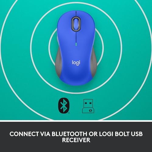 Logitech Signature M550 L Full Size Wireless Mouse Large Sized - Blue - Image 6