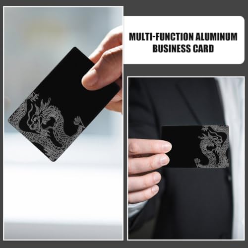 Aluminum Blank Business Cards round Corner 20pcs for Engraving - Image 5