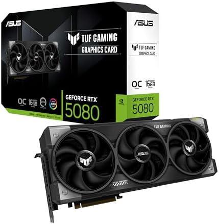 ASUS TUF Gaming GeForce RTX™ 5080 16GB GDDR7 OC Edition Graphics Card by Unknown