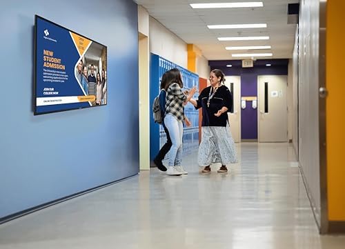Promethean ActivPanelD 65" Commercial Digital Display, 4K UHD Non-Touch Digital Signage Screen for Announcements, Offices, Schools & Retail, Wall Mount Included, 3-Year Onsite Support - Image 6
