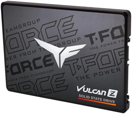 TEAMGROUP T-Force Vulcan Z 512GB SLC Cache 3D NAND TLC 2.5 Inch SATA III Internal Solid State Drive SSD (R/W Speed up to 530/470 MB/s) T253TZ512G0C101 - Image 2