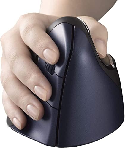 Jestik Evoluent Mouse VM4RW - VerticalMouse 4, Right Hand Ergonomic Design, Evoluent Vertical Mouse with Wireless Connection for Comfort and Precision, Plus Microfiber Cloth (Regular Size) - Image 2