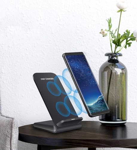Wireless Charger(Stand),2 Pack 20W Fast Wireless Charging Stand for Samsung Galaxy S24/S24+/S24 Ultra/S23/S22/S21/S20/S10/Note,for Google Pixel 8/7/6, for LG and More. - Image 2