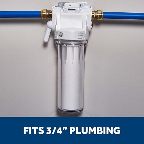 GE Whole House Water Filtration System, Reduce Sediment, Rust & More, Install Kit & Accessories Included, Filter Not Included, Replace Filter (FXWTC, FXUSC, FXWPC, FXWSC) Every 3 Months, GXWH20T - Image 2