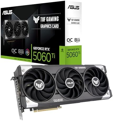 ASUS TUF Gaming GeForce RTX 5060 Ti 8GB GDDR7 OC Edition Graphics Card by Unknown