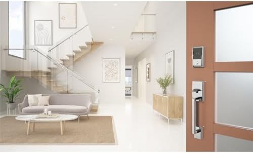 Schlage Encode Plus Smart WiFi Deadbolt Lock, Tap to Unlock, Bright Chrome - Image 6