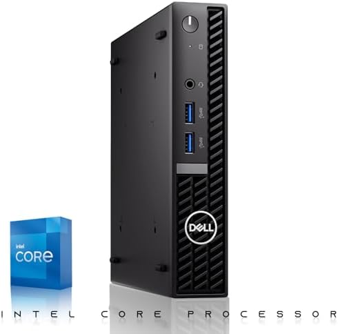 Dell Optiplex Tiny Mini Desktop PC, Intel Core i5, 16GB RAM, 1TB SSD with 27 inch Curved Monitor, AI Enabled RGB Keyboard Mouse, RGB Soundbar and Webcam Windows 11 Pro (Renewed) - Image 2