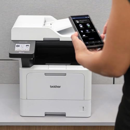 Brother MFC-L5710DW Business Monochrome Laser All-in-One Printer with Wireless Networking and Duplex Print, Scan, and Copy, Works with Alexa - Image 4