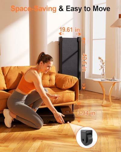 Superun Under Desk Walking Pad with 6% Incline, 3 in 1 Portable Treadmill - Image 5
