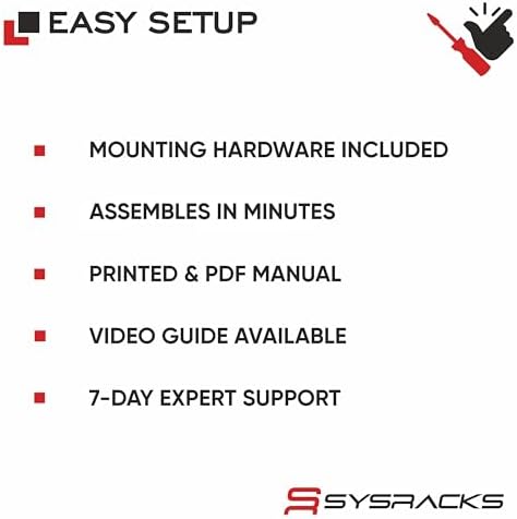 12U Wall Mount Home Lab Server Rack – 19" Locking Network Cabinet, 24" Deep Empty Rack Enclosure for Routers, NAS, Switches and Home Network Equipment - Image 6