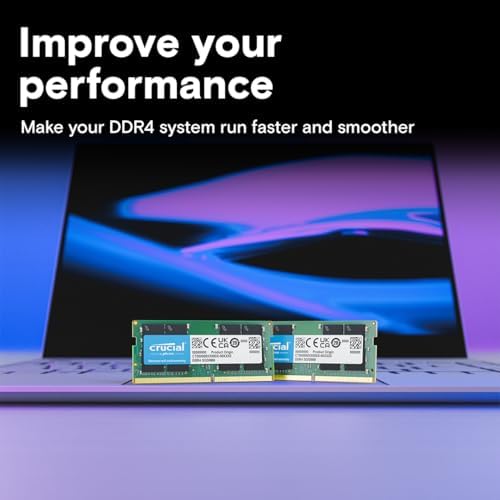 Crucial 8GB DDR4 RAM 3200MHz (PC4-25600), Downclockable to 2933/2666MHz Laptop Memory, SODIMM 260-Pin CL22, Compatible with 13th Gen Intel Core and AMD Ryzen 7000 - CT8G4SFRA32A (Pack of 3) - Image 3