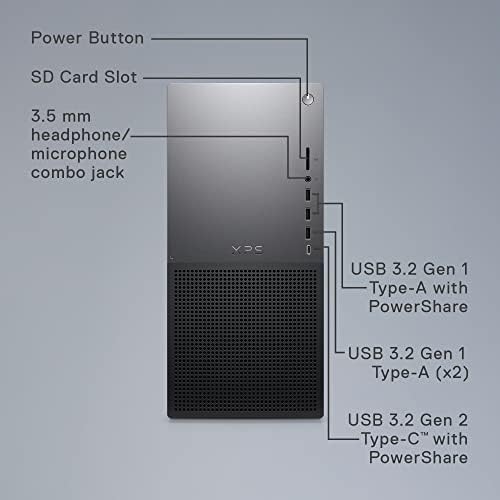 Dell XPS 8960 Desktop - Intel Core i7-13700 Processor, 16GB DDR5 RAM, 1TB SSD, Intel UHD 770 Graphics, Intel Killer Wi-Fi 6E, Windows 11 Pro, Onsite Service - Black - Image 5