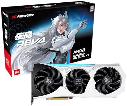 PowerColor Hellhound AMD Radeon RX 9070 XT 16GB GDDR6 Reva Edition by PowerColor