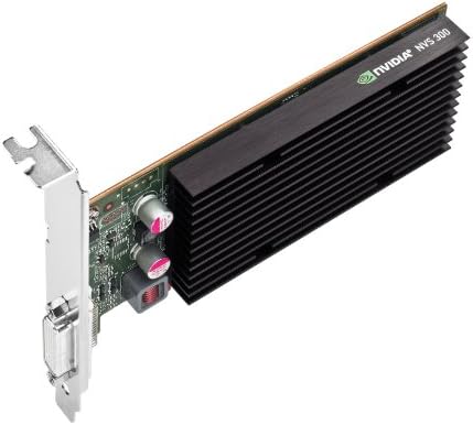 NVIDIA NVS 300 by PNY 512MB GDDR3 PCI Express Gen 2 x1 DMS-59 to Dual DVI-I SL or VGA Professional Business Graphics Board, VCNVS300X1-PB - Image 2