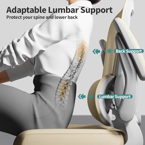 TRALT Office Chair Ergonomic Desk Chair - Gaming Chair with Lumbar Support - Image 6