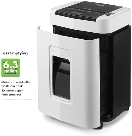 Aurora High Security 150-Sheet Auto Feed Micro-Cut Paper and Credit Card Shredder with 6.3 Gallon Pullout Basket / 60 Minutes/Security Level P-4 - Image 4