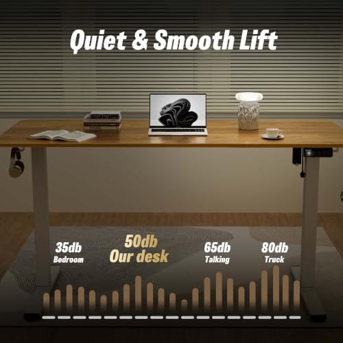 55"x24" Standing Desk, Height Adjustable Sit-Stand for Home Office - Image 6