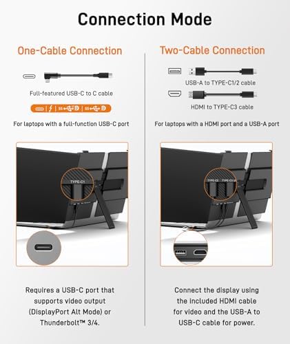 Laptop Screen Extender, Ultra-Thin 14" FHD 1080P Portable Monitor - Image 5