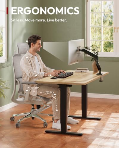 SANODESK 1'' Thick One-Piece 60 x 24'' Height Adjustable Standing Desk - Image 7
