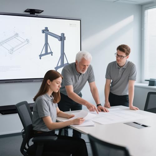 Smart Board 65 Inch Interactive Whiteboard, 4K UHD Touch Screen Digital Board with 20MP Camera, Built-in Android OS for Conference, Office, Teaching - Mount Included - Image 4