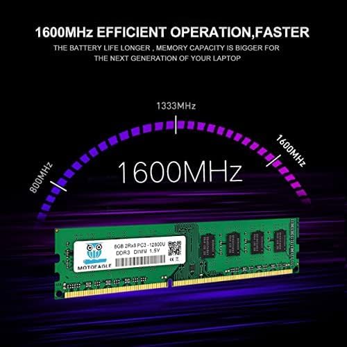 [32GB DDR3L RAM] DDR3L-1600 UDIMM 32GB Kit (4x8GB) 2Rx8 PC3L-12800U 8GB PC3-12800 DDR3-1600MHz 240 Pin DIMM Non ECC Unbuffered 1.35V/1.5V CL11 Dual Rank Desktop Memory Ram - Image 6