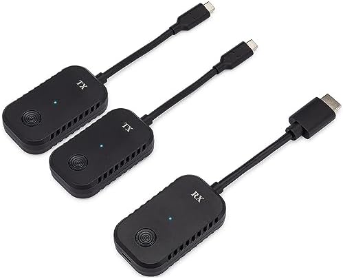ClearClick Present+Share (USB-C Edition) - Wireless Presentation & Video Broadcasting System for Laptops & Smartphones (2 USB-C Transmitters, 1 HDMI Receiver) by ClearClick