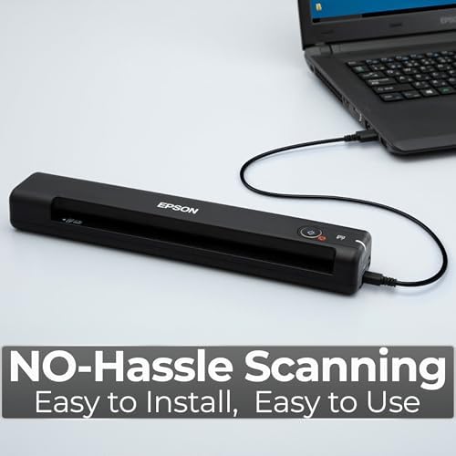 Workforce Es-50 Portable Document Scanner for Laptop - Complete Bundle for Pc and Mac – Best Travel Photo Scanner, with Feeder, Wireless, Mobile Friendly, Mini USB Cable Included (Renewed) - Image 6