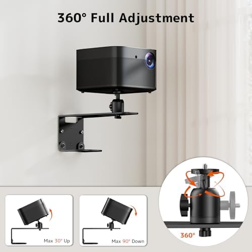 PUTORSEN Projector Wall & Ceiling Mount,Fits 1/4" Screw,22 lbs Load - Image 3