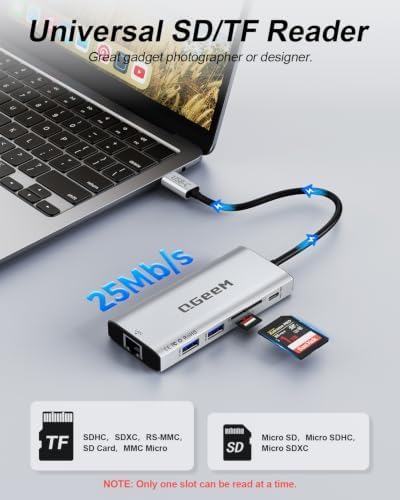 USB C Docking Station Dual Monitor,10 in 1 USB C Hub with 2 HDMI - Image 5
