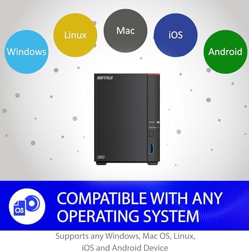 BUFFALO LinkStation SoHo 720 2-Bay Professional Office NAS 16TB (2x8TB) with Hard Drives Included - Image 6
