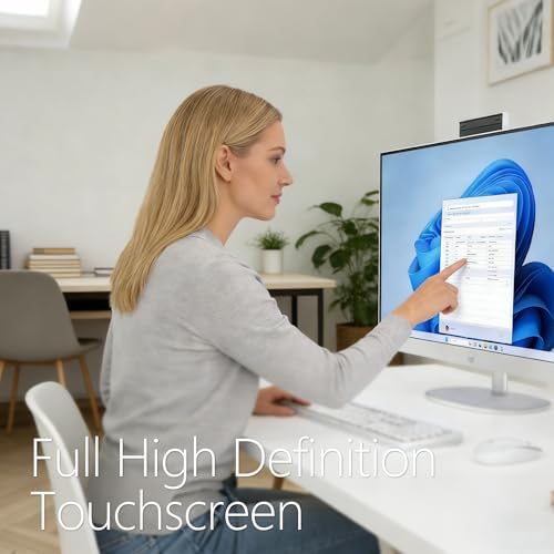 HP 27” FHD Touchscreen All-in-One – Everything to Just Work, Intel Core Ultra 7 155U, 32GB DDR5, 1TB SSD, Free Web Office, HDMI & Ethernet, Windows 11 Pro, USB-C Docking Station Included - Image 6