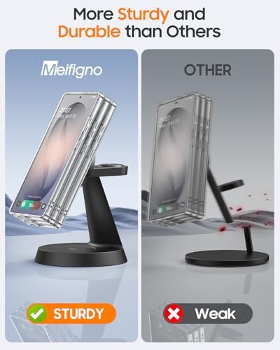 Meifigno 25W Max Magnetic Wireless Charger for Samsung S26 Ultra Z Fold 8 - Image 5