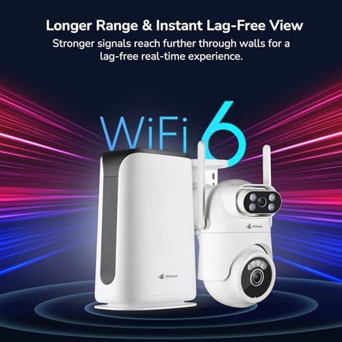 Kittyhok Home Security Camera System Wireless, Dual Lens 2K Outdoor Cameras - Image 6