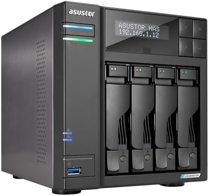 Asustor Lockerstor 4 Gen2+ AS6704T v2 4 Bay NAS for Content Creators - Image 4