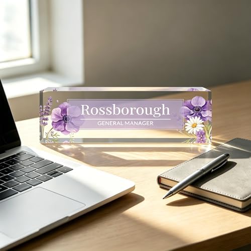 Custom Name Plate for Desk, Desk Name Plate Personalized, Acrylic Desktop Ornament, Stylish Office Decor, Appreciation Present for Boss, Social Worker, Teacher, Nurse, Employee - Image 4