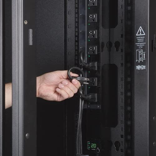 SQUARE D Tripp LITE SR45UBWD Rack Enclosure,45U,Wide,Deep,Doors,Sides - Image 5